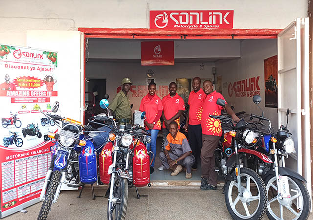  Un autre nouveau magasin de motos Sonlink a été ouvert au Kenya